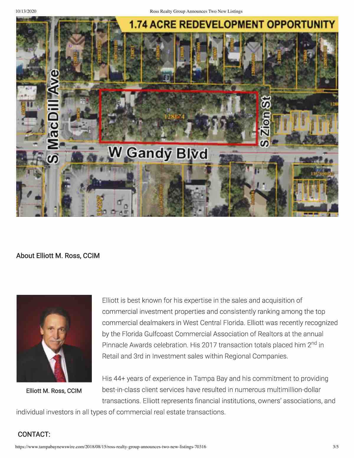 Tampa Commercial Real Estate - Ross Realty Group Announces Two New Listings P2